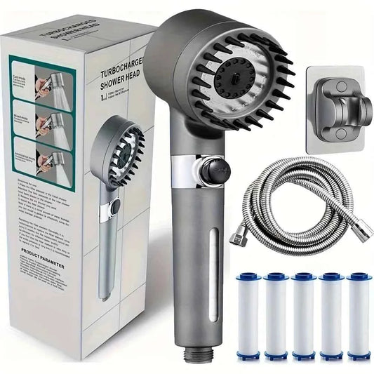 2025 new ion drop shower head with handheld
