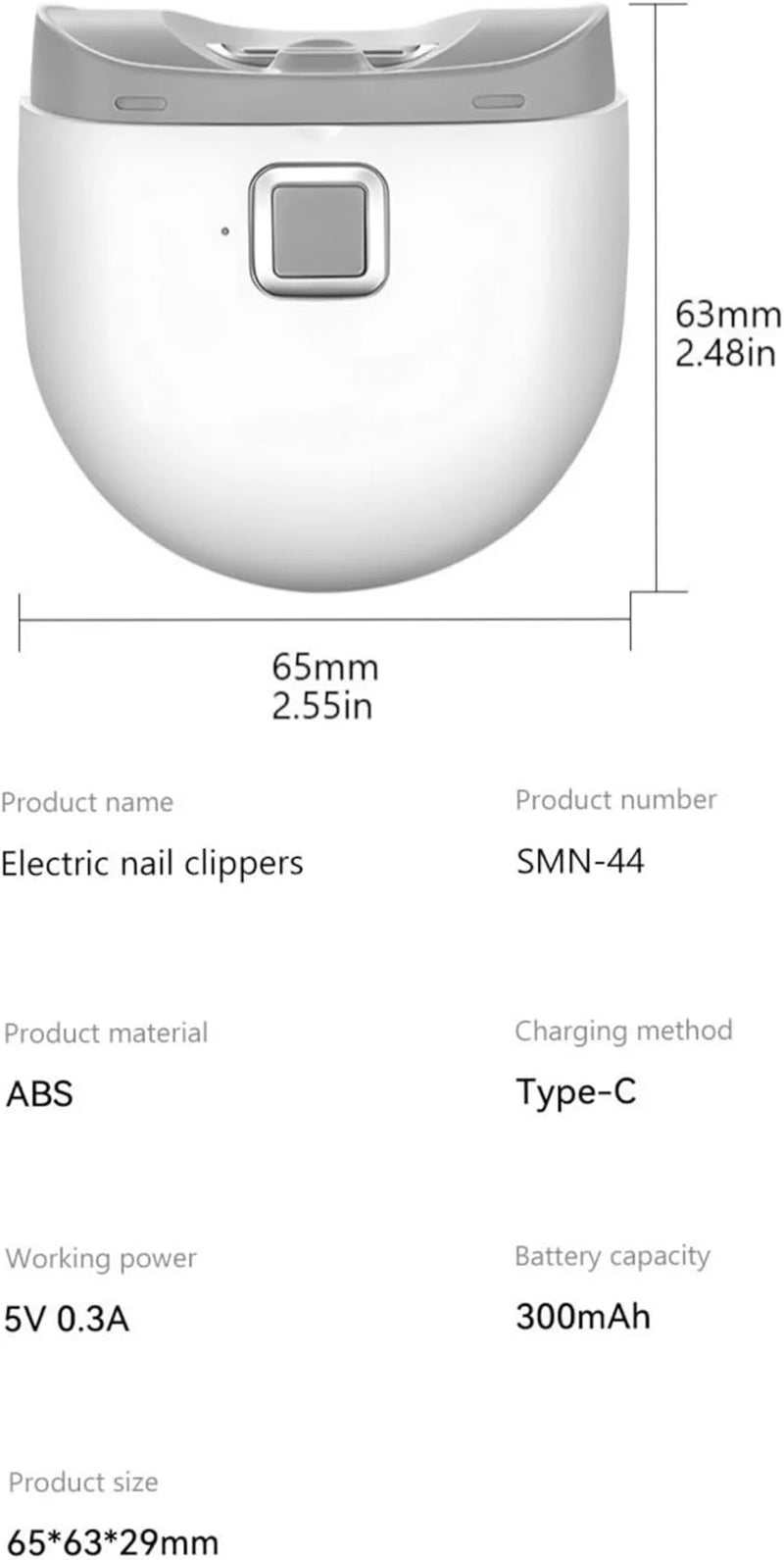 Make nail care safer, easier, and more convenient with this safety electric nail clipper, designed במיוחד for smooth and effortless trimming of thick nails. This aut