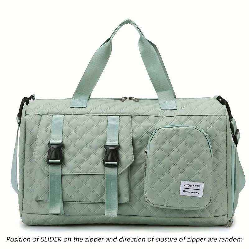 Large Capacity Durable Casual Nylon Argyle Travel