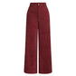 Upgrade your everyday wardrobe with these stylish women’s plain wide leg pants, designed to offer the perfect balance of comfort and modern fashion. Featuring a clea