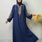 Elegant Embroidered Long Robe Dress for Women Dress