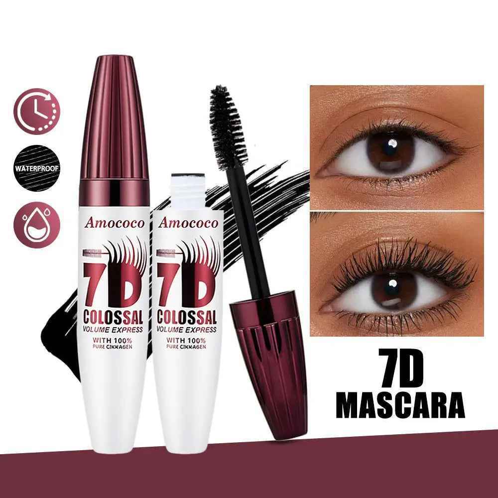 7D Waterproof Volume Mascara Long