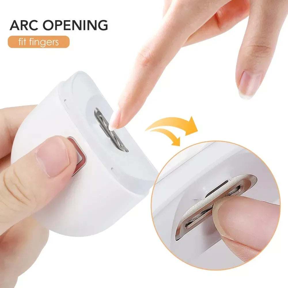 Make nail care safer, easier, and more convenient with this safety electric nail clipper, designed במיוחד for smooth and effortless trimming of thick nails. This aut