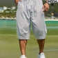 Upgrade your everyday style with these trendy men’s seven-quarter pants, designed for comfort, flexibility, and modern streetwear appeal. Featuring a loose fit and c