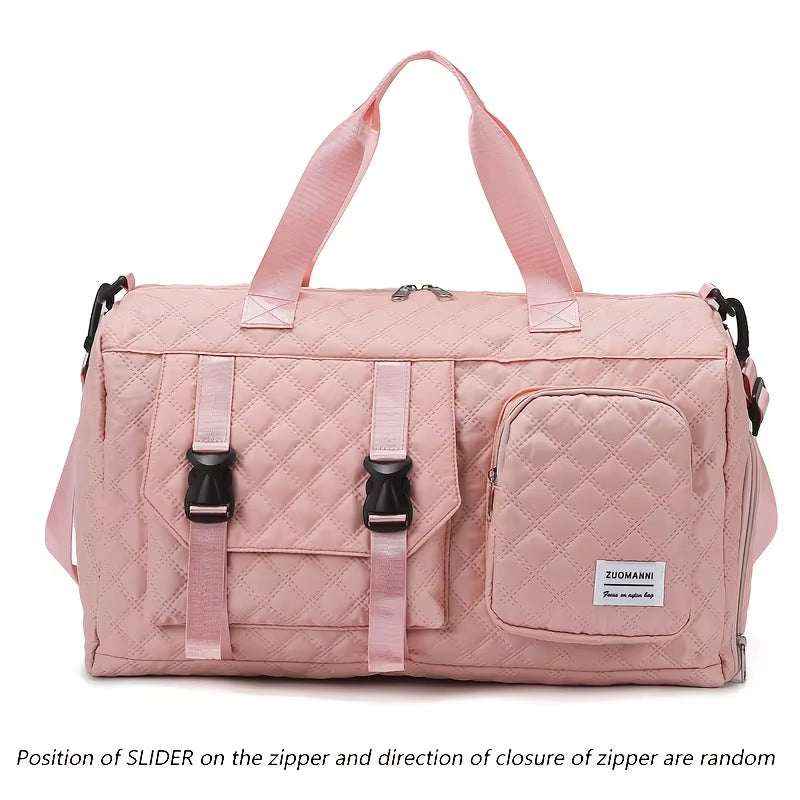 Large Capacity Durable Casual Nylon Argyle Travel