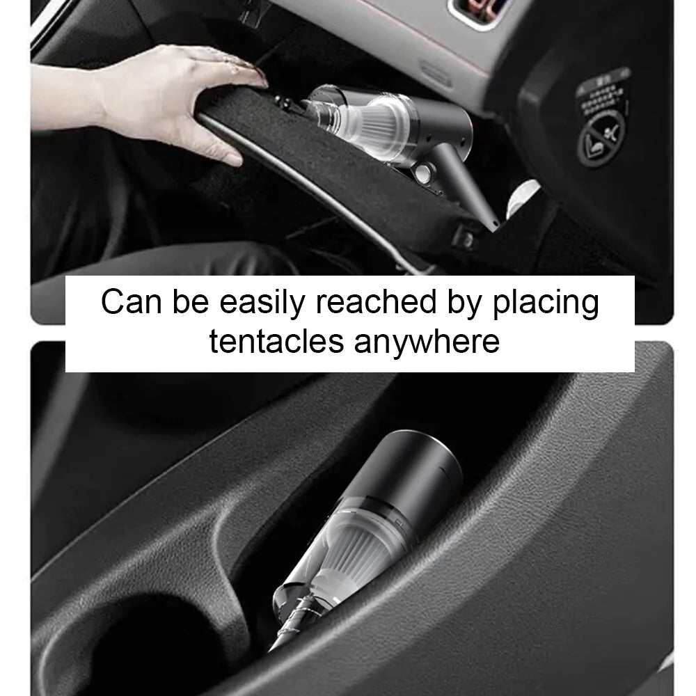 Make cleaning faster and more convenient with this 120W cordless handheld vacuum cleaner, designed to deliver powerful suction in a compact and portable form. Whethe