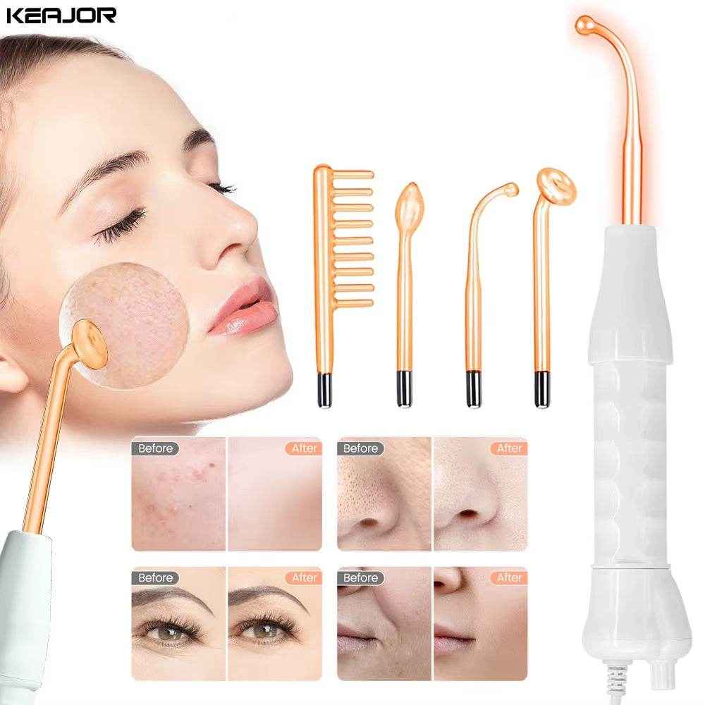 High Frequency Electrotherapy Neon Facial Skin