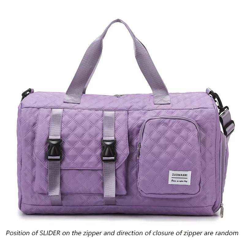 Large Capacity Durable Casual Nylon Argyle Travel