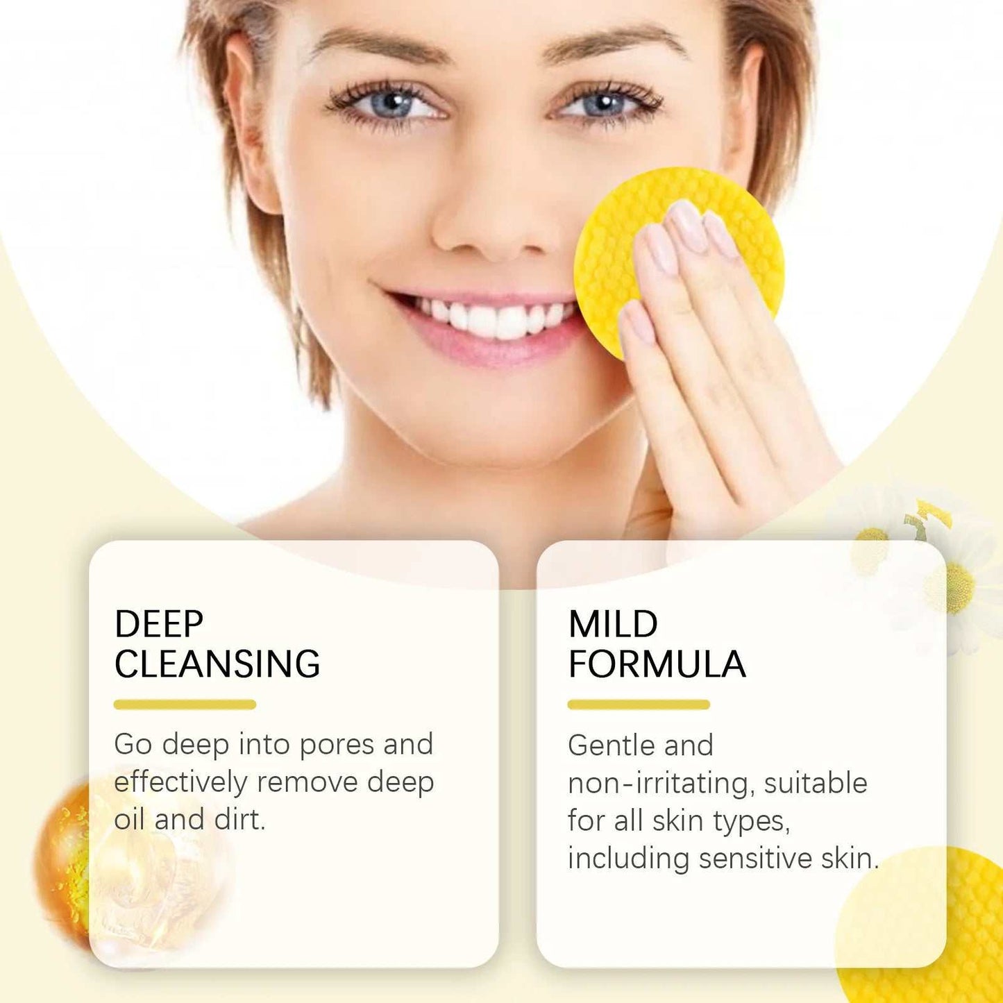 West&amp;Month Turmeric Kojic Acid Cleansing Pads Exfoliating Remove Dead Skin Acne Fade Melanin Oil Control Nourish Glow Facial Wash Sponges 60pcs

Specifications:●