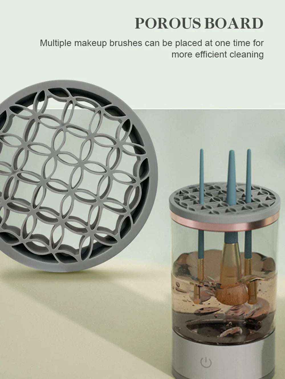 Automatic Brush Cleaner Electric Makeup