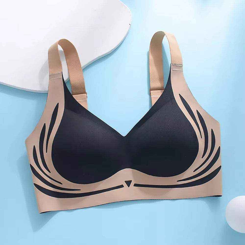 Seamless Ladies Underwear V-Neck No Steel Ring
