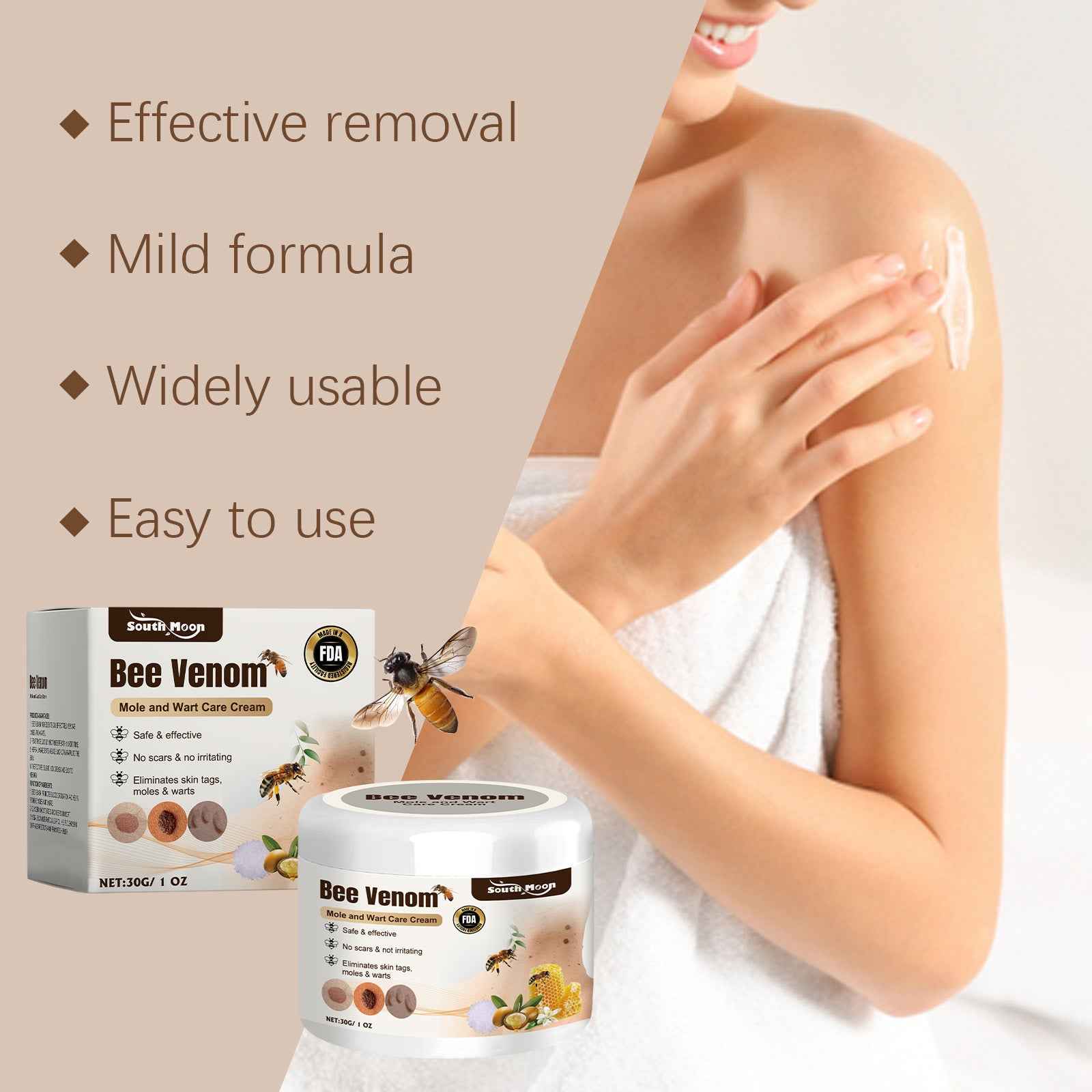Bee Venom Skin Cream Lighten Skin