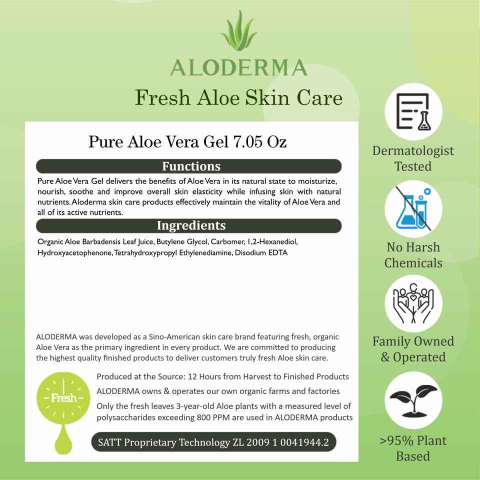 Aloe Vera Gel Made within 12 Hours