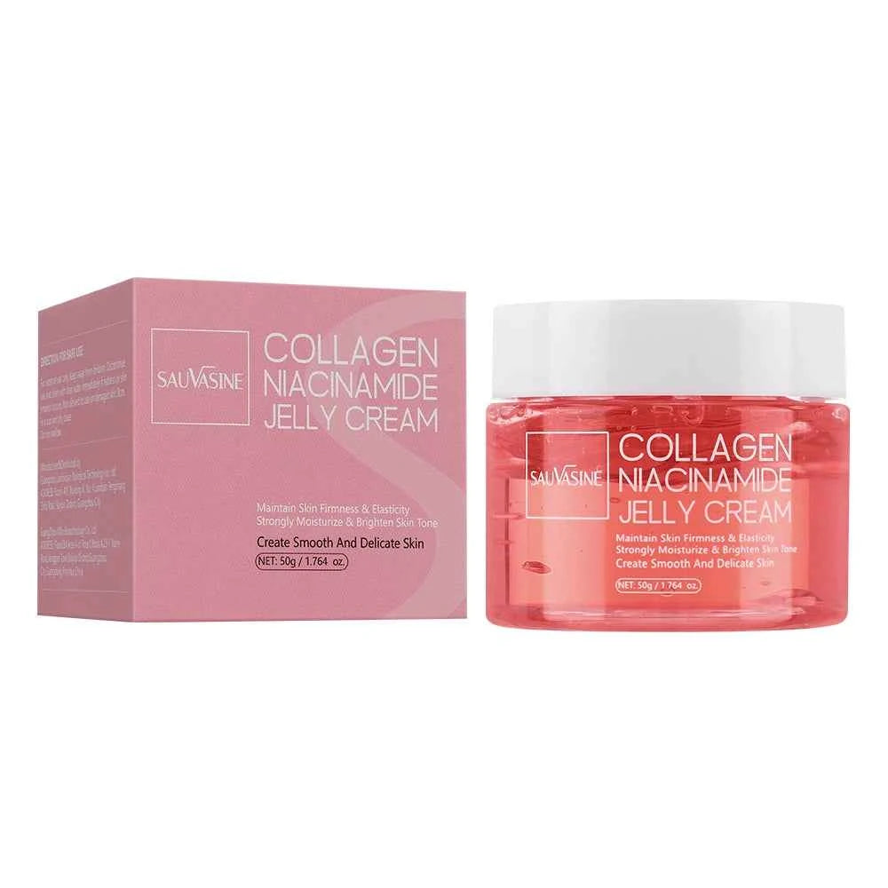 24h Glow & Lifted Collagen Jelly Cream Niacinamide And Hydrolyzed Collagen Strengthen The Skin Barrier And Moisturize The Ski