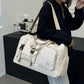 Large Capacity Durable Casual Nylon Argyle Travel