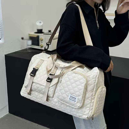 Large Capacity Durable Casual Nylon Argyle Travel