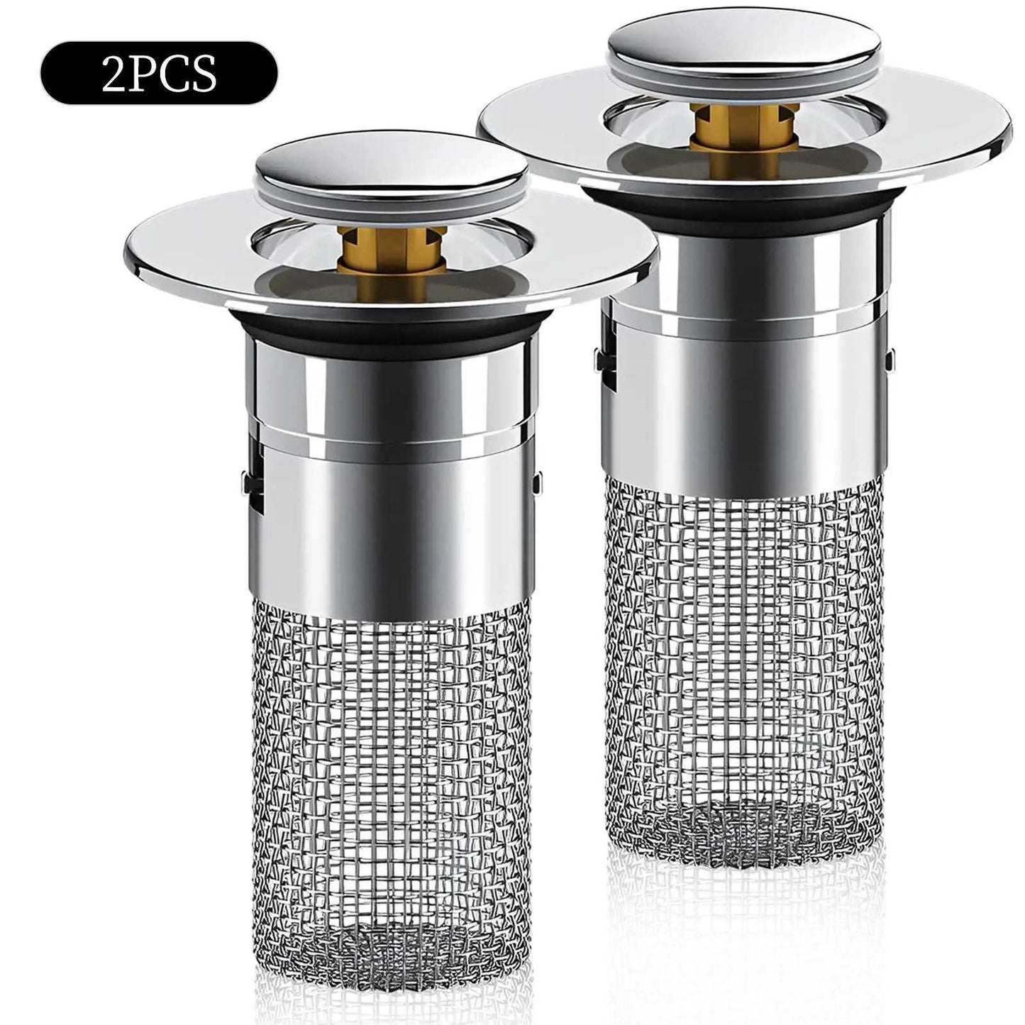Upgrade your bathroom with this universal sink stopper, designed to provide a perfect combination of convenience, durability, and efficiency. This innovative drain p
