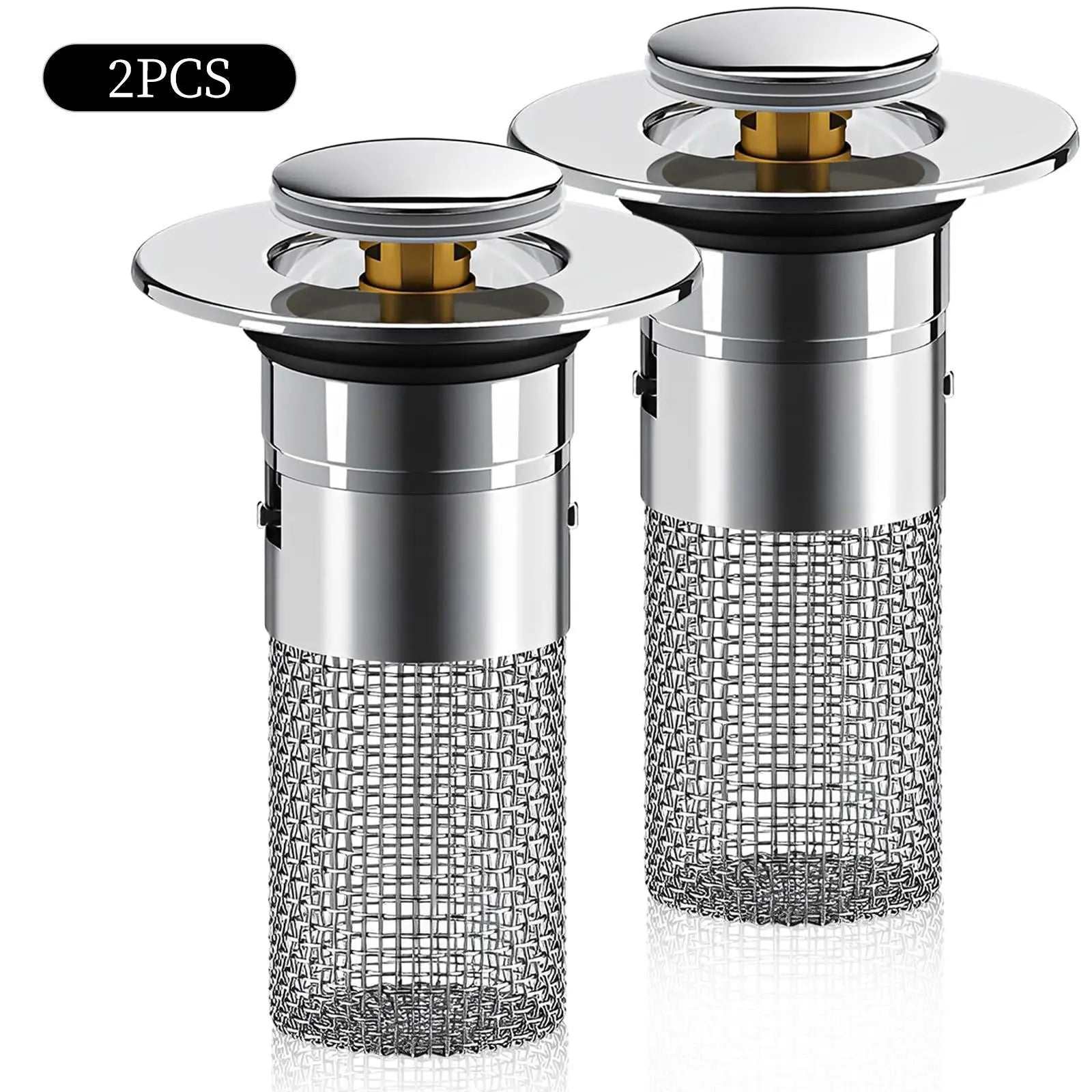 Upgrade your bathroom with this universal sink stopper, designed to provide a perfect combination of convenience, durability, and efficiency. This innovative drain p