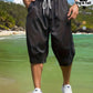 Upgrade your everyday style with these trendy men’s seven-quarter pants, designed for comfort, flexibility, and modern streetwear appeal. Featuring a loose fit and c