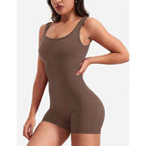 One Piece Jumpsuits for Women Tummy Control V Back