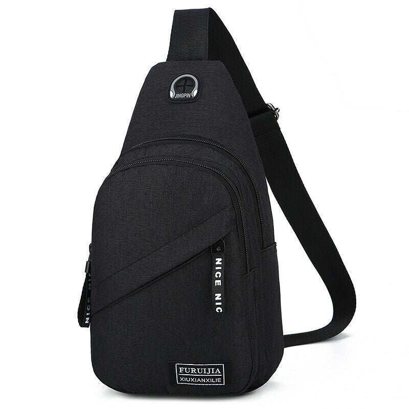 Stay stylish and organized on the go with this versatile sling bag designed for both men and women. Combining the functionality of a chest bag and the convenience of