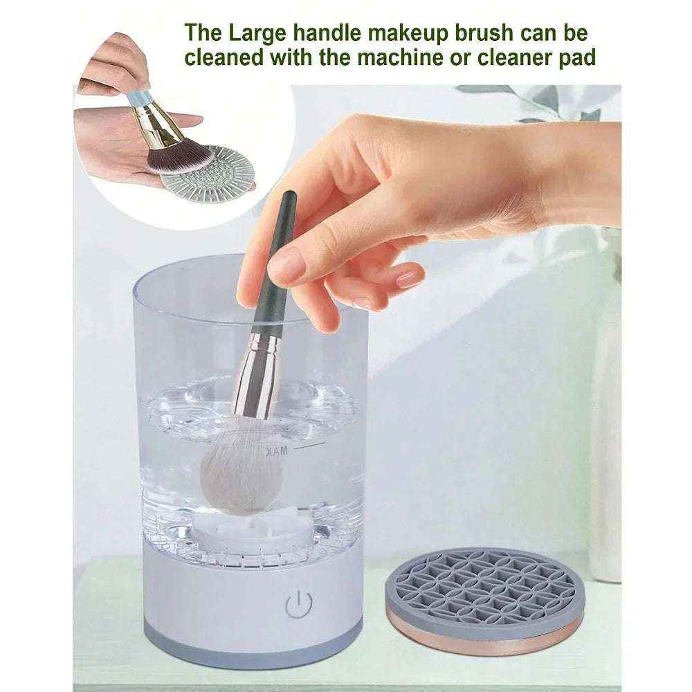 Automatic Brush Cleaner Electric Makeup