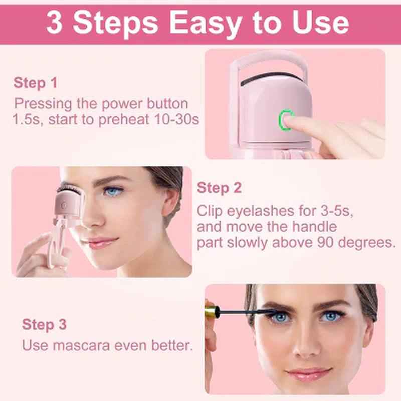 Ultraglow Electric Eyelash Curler Long