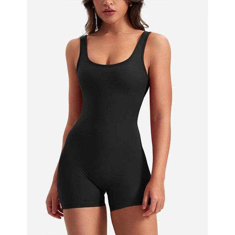One Piece Jumpsuits for Women Tummy Control V Back