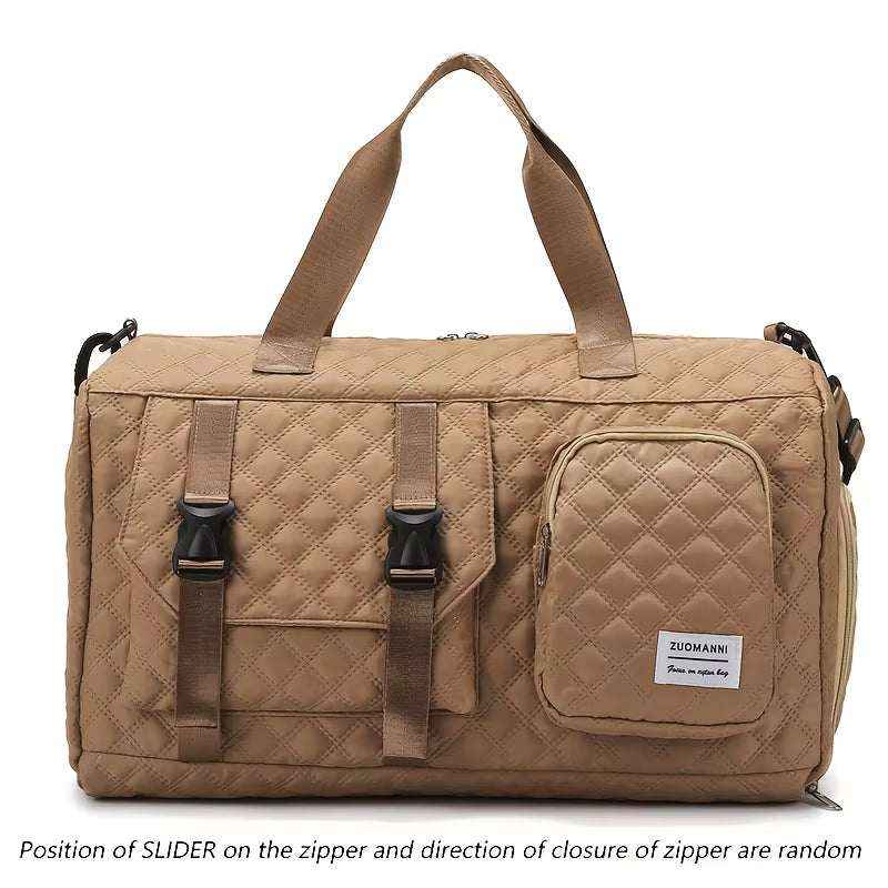 Large Capacity Durable Casual Nylon Argyle Travel