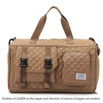 Large Capacity Durable Casual Nylon Argyle Travel