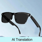 2025 New Smart Glasses – Ai Translation bluetooth Smart Sunglasses
Features:

Real-Time Translation Support For Over 100 Languages – Perfect For Travel Business And 