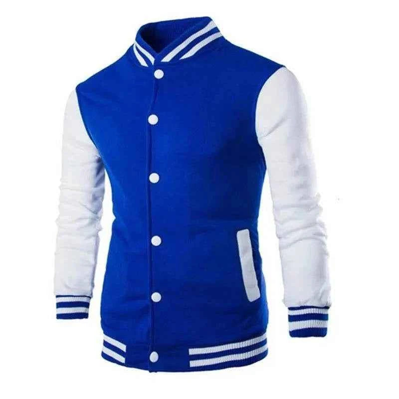 Hoodies Men Baseball Jacket Men Fashion Design Wine Red Mens