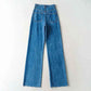 XS-L Casual Fashion Straight Leg Women Jeans Denim Bottom