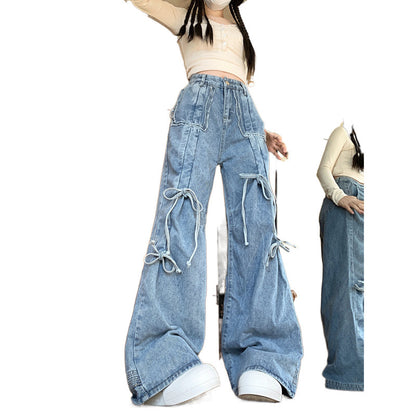 Real shot!!! American Retro Caught Pants Wide- - Fastdrop shop