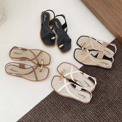 New Roman Sandals Women's Summer - Fastdrop shop