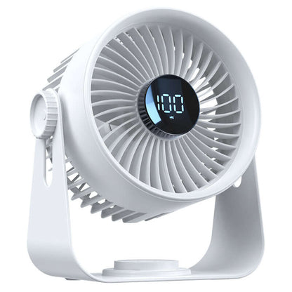 New desktop fan circulation outdoor fan with digital display for powerful air circulation at home or outdoors.