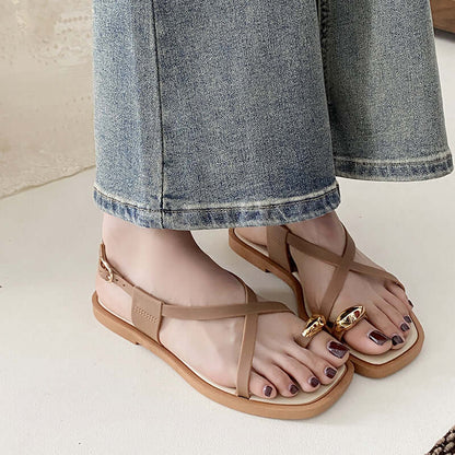 New Roman Sandals Women's Summer - Fastdrop shop