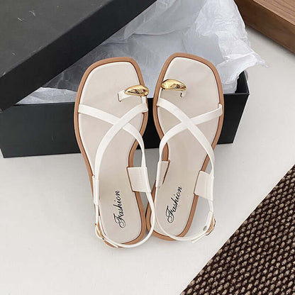 New Roman Sandals Women's Summer - Fastdrop shop