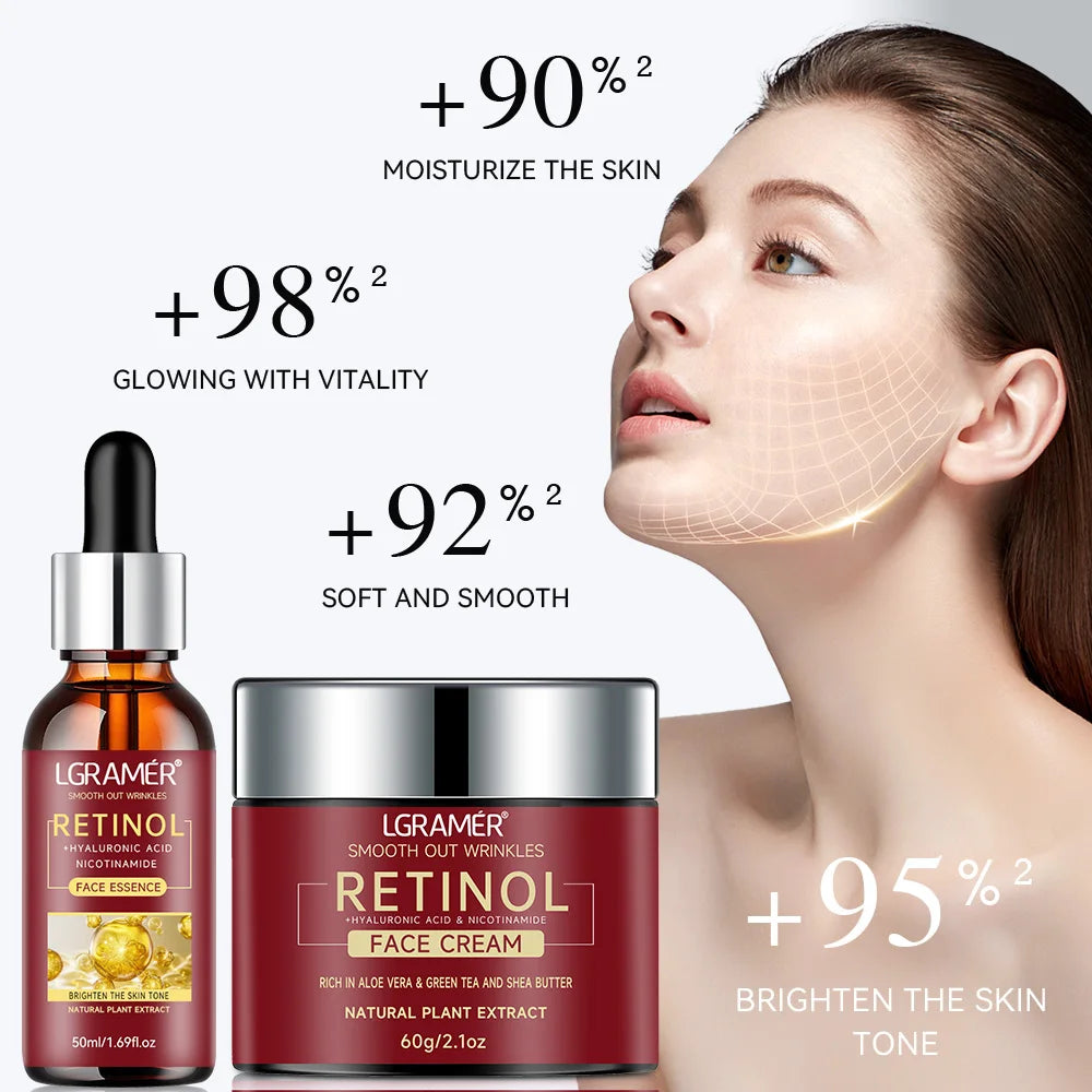 Retinol Serum Combo Face Cream Lifting - Fastdrop shop