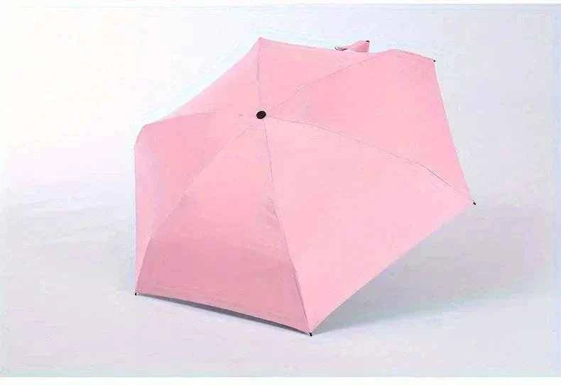 Small Folding Umbrella Rain Women Gift Men
