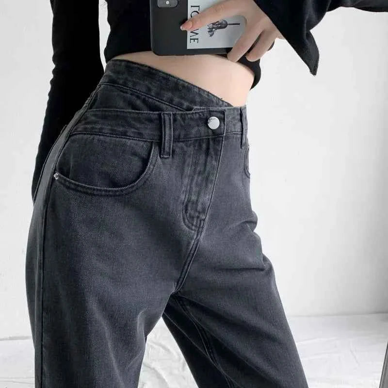 Wide Leg Pants Women Vintage Jeans
