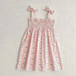 2024 New Summer Girls Princess Dress Sleeveless Cotton Printing