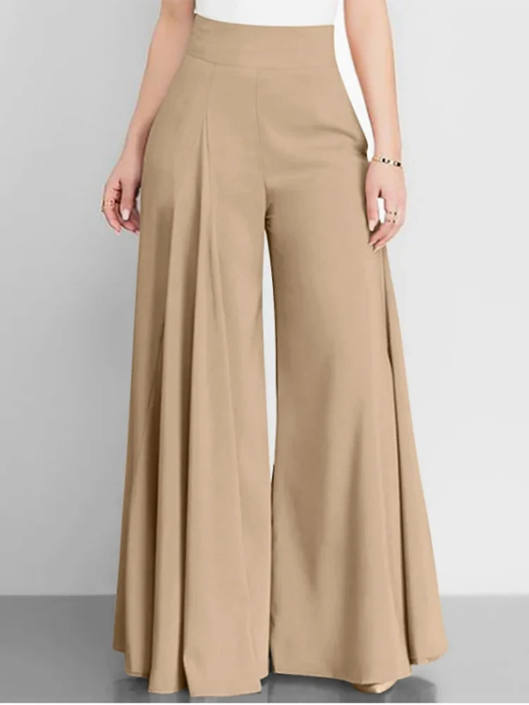 Spring Summer Fashion Long Pants New Style Long Hem Solid