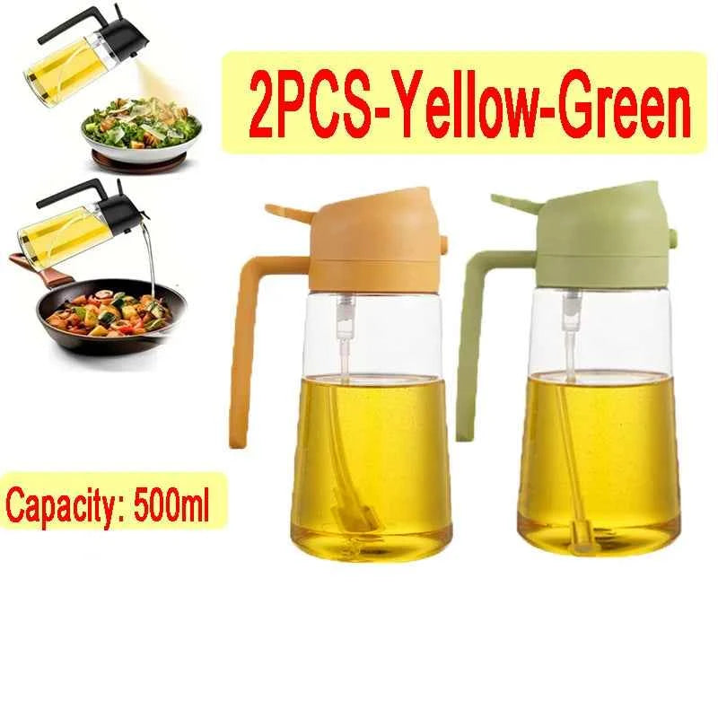 2in1 500ml Plastic kitchen oil sprayer