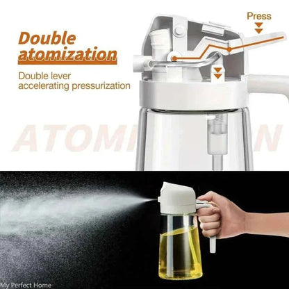 2in1 500ml Plastic kitchen oil sprayer