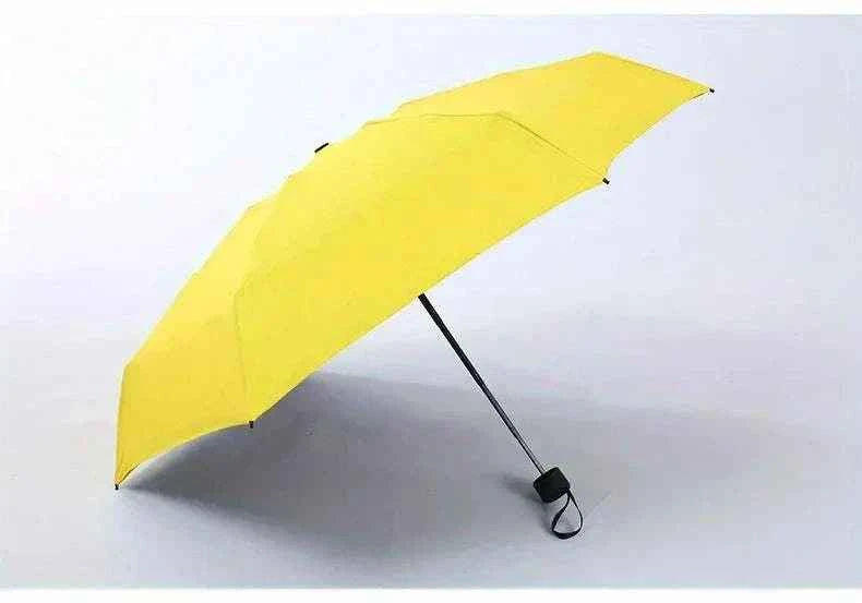 Small Folding Umbrella Rain Women Gift Men