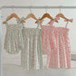 2024 New Summer Girls Princess Dress Sleeveless Cotton Printing