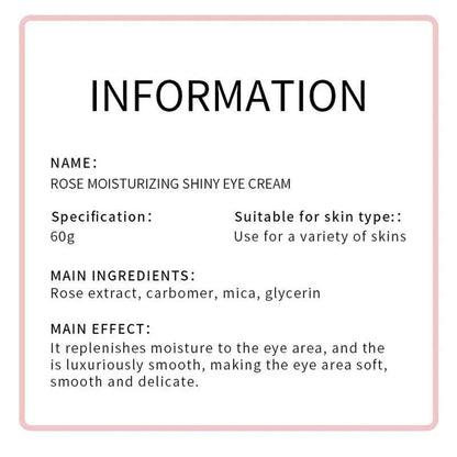 SADOER Rose Eye Cream Anti Dark Circles Removal Eye