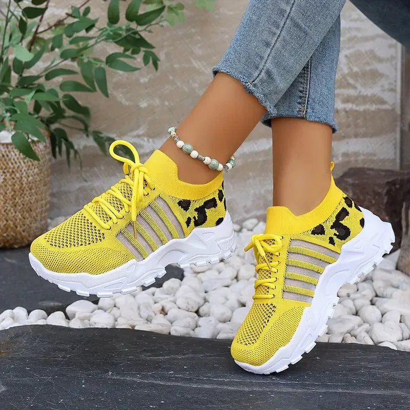 Woman shoes Leopard print sneaker - Fastdrop shop