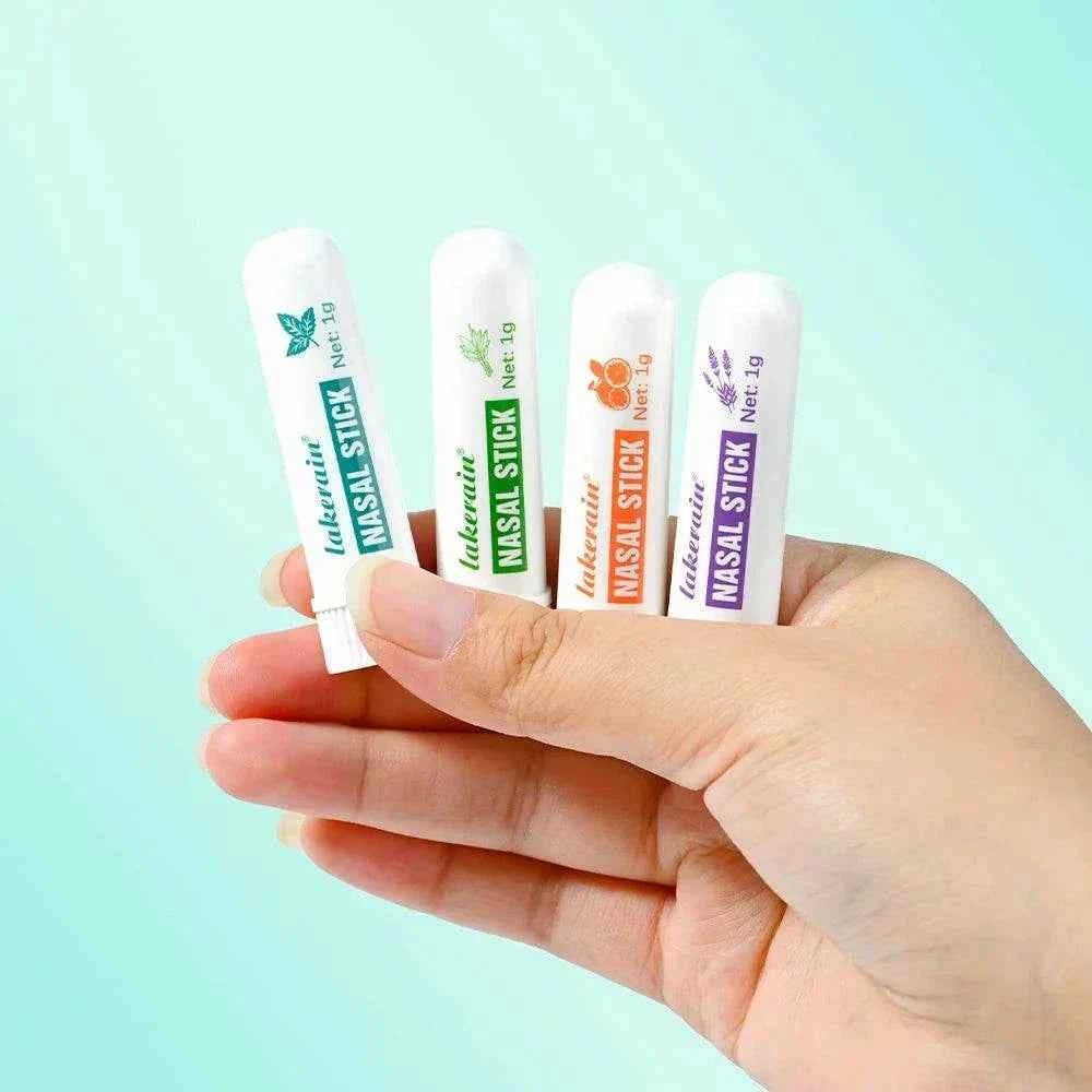 Nasal Stick Boosts Focus Inhaler Tubes Cooling Essential Oil Nasal